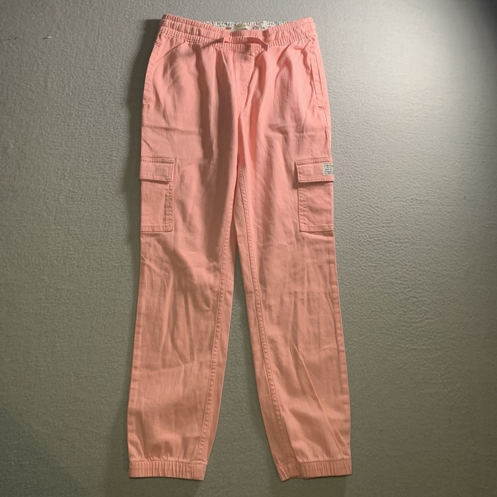 Levi's Cargo Pull-on Waistband Stretch Jogger Pink Youth Girl's Sz 14